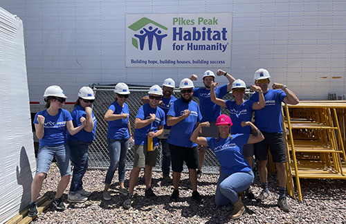 Habitat for Humanity Build 2022 Group Picture